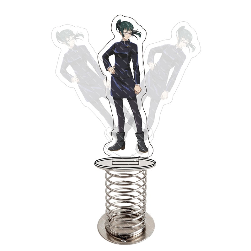 2021 Jujutsu Kaisen Gojo Satoru Funny Standing Figure Anime Desk Display Stands Ornaments Shaking Shaking Acrylic Standing Plate