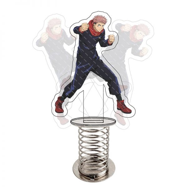 2021 Jujutsu Kaisen Gojo Satoru Funny Standing Figure Anime Desk Display Stands Ornaments Shaking Shaking Acrylic 5 - OFFICIAL ®Jujutsu Kaisen Merch